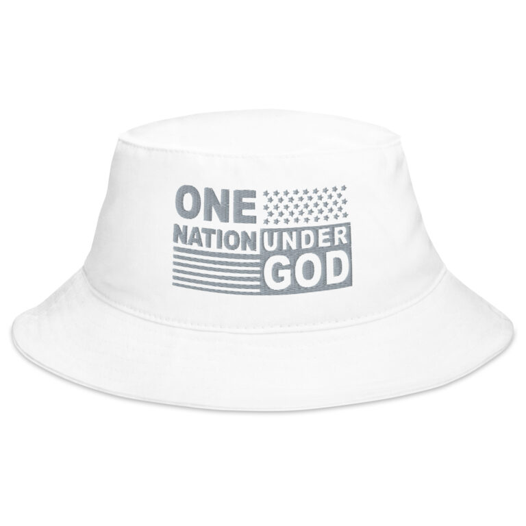 bucket hat i big accessories bx003 white front 64a64d558e928