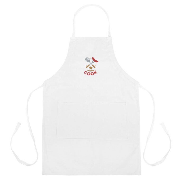 embroidered apron white front 64a700d77e42b